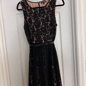 Elegant Black Lace Dress
